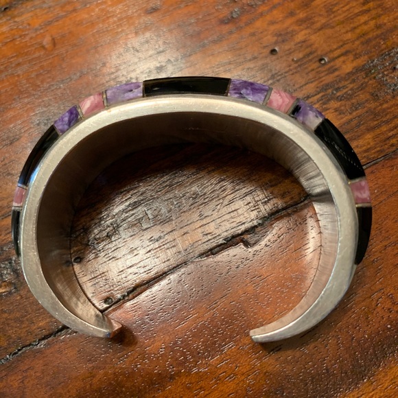 Bracelet Navajo 925S Multiple stone types Stunning - Picture 3 of 8